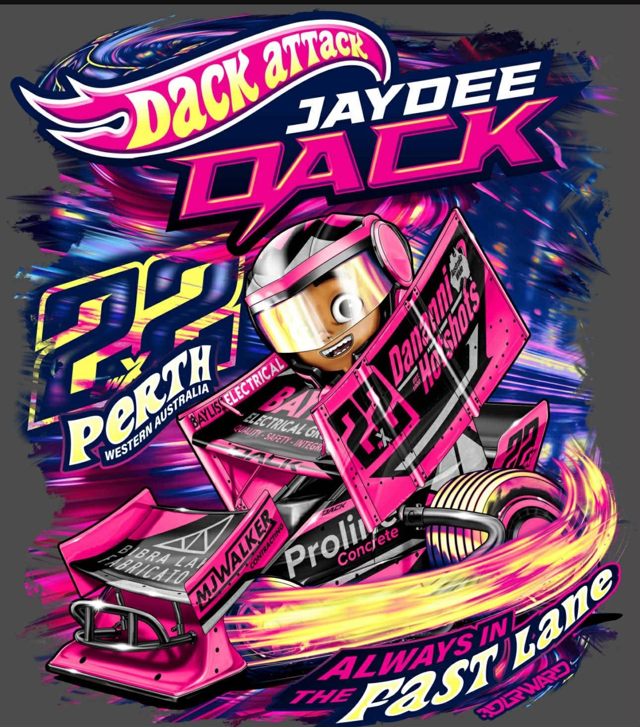 Always in the Fast Lane T-Shirt - Adults - Pink